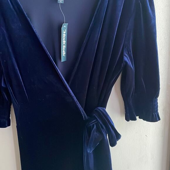 ModCloth Wrapped in Elegance Velvet Mini Dress - Picture 5 of 14